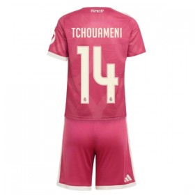 Camisola Real Madrid Tchouameni 14 Criança Equipamento 3ª 2026-27 Manga Curta
