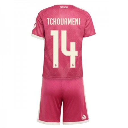 Camisola Real Madrid Tchouameni 14 Criança Equipamento 3ª 2026-27 Manga Curta