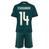 Camisola Real Madrid Tchouameni 14 Criança Equipamento Alternativa 2026-27 Manga Curta