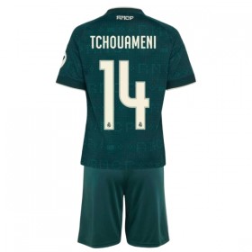 Camisola Real Madrid Tchouameni 14 Criança Equipamento Alternativa 2026-27 Manga Curta