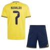 Camisola Al Nassr Ronaldo 7 Criança Equipamento Principal 2026-27 Manga Curta