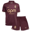 Camisola AS Monaco Criança Equipamento Alternativa 2026-27 Manga Curta