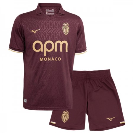 Camisola AS Monaco Criança Equipamento Alternativa 2026-27 Manga Curta