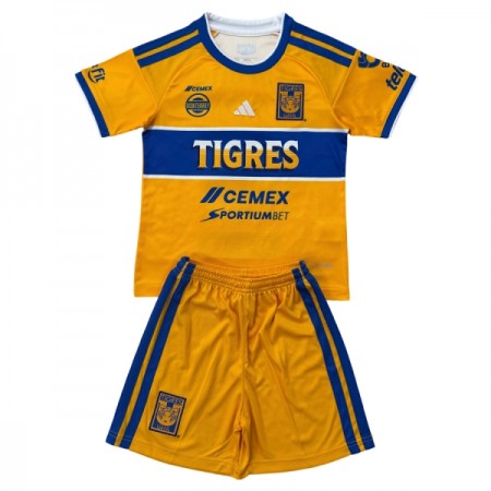 Camisola Tigres UANL Criança Equipamento Principal 2026-27 Manga Curta