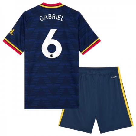 Camisola Arsenal Gabriel 6 Criança Equipamento Alternativa 2026-27 Manga Curta