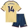Camisola Arsenal Gyokeres 14 Criança Equipamento 3ª 2026-27 Manga Curta
