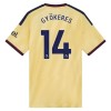 Camisola Arsenal Gyokeres 14 Equipamento 3ª 2026-27 Manga Curta