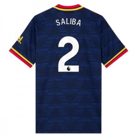 Camisola Arsenal Saliba 2 Equipamento Alternativa 2026-27 Manga Curta