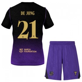 Camisola FC Barcelona Frenkie de Jong 21 Criança Equipamento Alternativa 2026-27 Manga Curta