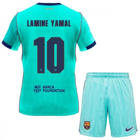 Camisola FC Barcelona Lamine Yamal 10 Criança Equipamento 3ª 2026-27 Manga Curta