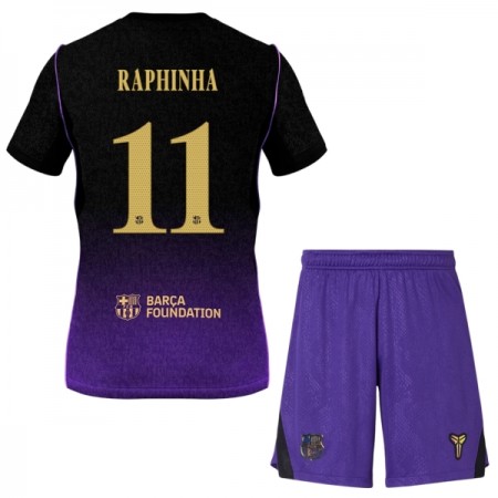 Camisola FC Barcelona Raphinha 11 Criança Equipamento Alternativa 2026-27 Manga Curta