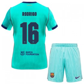 Camisola FC Barcelona Rodrigo 16 Criança Equipamento 3ª 2026-27 Manga Curta