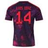 Camisola FC Bayern München Luis Diaz 14 Equipamento 3ª 2026-27 Manga Curta