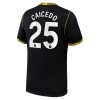 Camisola Chelsea Caicedo 25 Criança Equipamento Alternativa 2026-27 Manga Curta