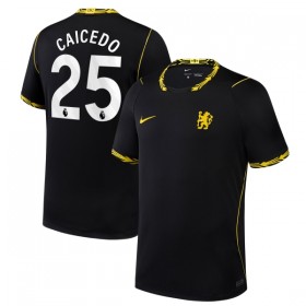 Camisola Chelsea Caicedo 25 Equipamento Alternativa 2026-27 Manga Curta