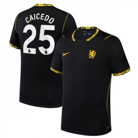 Camisola Chelsea Caicedo 25 Equipamento Alternativa 2026-27 Manga Curta