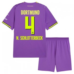 Camisola Borussia Dortmund N. Schlotterbeck 4 Criança Equipamento 3ª 2026-27 Manga Curta