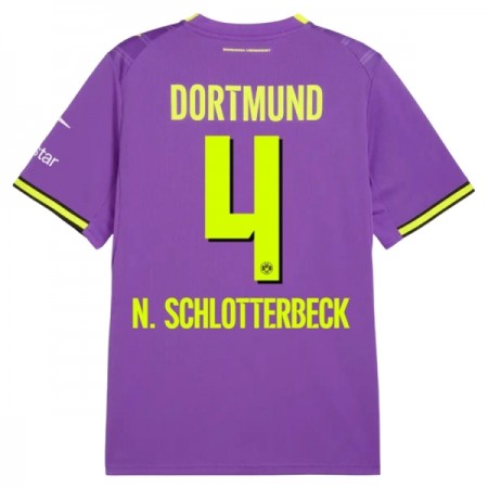 Camisola Borussia Dortmund N. Schlotterbeck 4 Equipamento 3ª 2026-27 Manga Curta