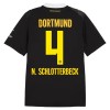 Camisola Borussia Dortmund N. Schlotterbeck 4 Equipamento Alternativa 2026-27 Manga Curta