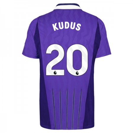 Camisola Tottenham Hotspur Kudus 20 Equipamento 3ª 2026-27 Manga Curta Camisola Tottenham Hotspur Kudus 20 Equipamento 3ª 2026-27 Manga Curta