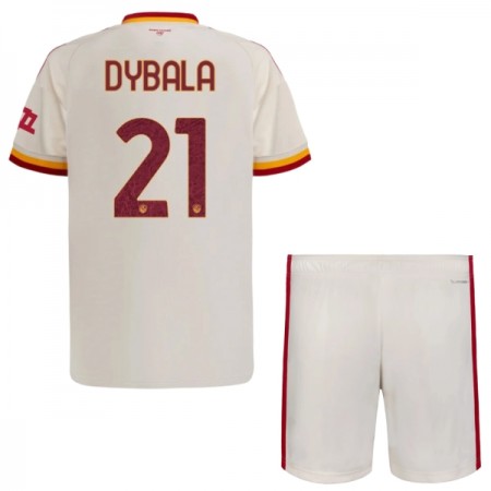 Camisola AS Roma Dybala 21 Criança Equipamento Alternativa 2026-27 Manga Curta