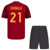 Camisola AS Roma Dybala 21 Criança Equipamento Principal 2026-27 Manga Curta
