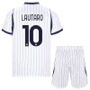 Camisola Inter de Milão Lautaro 10 Criança Equipamento Alternativa 2026-27 Manga Curta