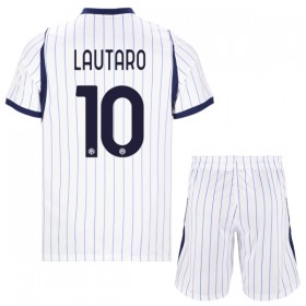 Camisola Inter de Milão Lautaro 10 Criança Equipamento Alternativa 2026-27 Manga Curta