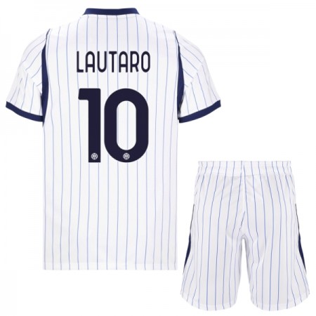Camisola Inter de Milão Lautaro 10 Criança Equipamento Alternativa 2026-27 Manga Curta