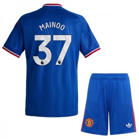 Camisola Manchester United Mainoo 37 Criança Equipamento Alternativa 2026-27 Manga Curta