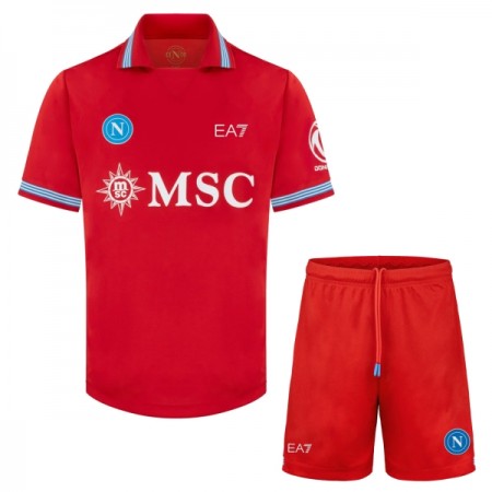 Camisola SSC Napoli Criança Equipamento 3ª 2026-27 Manga Curta