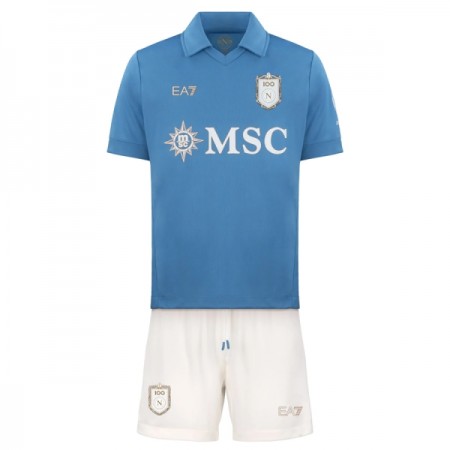 Camisola SSC Napoli Criança Equipamento Principal 2026-27 Manga Curta