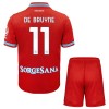 Camisola SSC Napoli De Bruyne 11 Criança Equipamento 3ª 2026-27 Manga Curta