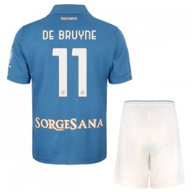 Camisola SSC Napoli De Bruyne 11 Criança Equipamento Principal 2026-27 Manga Curta