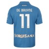 Camisola SSC Napoli De Bruyne 11 Equipamento Principal 2026-27 Manga Curta