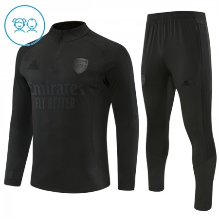 Arsenal Criança Sweat de Treino 2026-27 Quarter-Zip Preta Arsenal Criança Sweat de Treino 2026-27 Quarter-Zip Preta