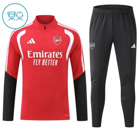 Arsenal Criança Sweat de Treino 2026-27 Quarter-Zip Vermelha Arsenal Criança Sweat de Treino 2026-27 Quarter-Zip Vermelha