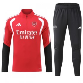 Arsenal Sweat de Treino 2026-27 Quarter-Zip Vermelha