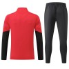 Arsenal Sweat de Treino 2026-27 Quarter-Zip Vermelha