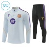 Barcelona Criança Sweat de Treino 2026-27 Quarter-Zip Branca Barcelona Criança Sweat de Treino 2026-27 Quarter-Zip Branca