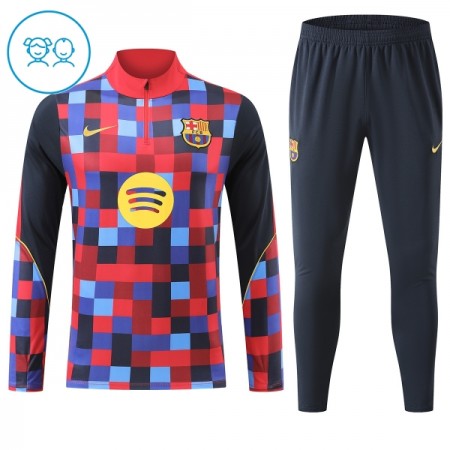 Barcelona Criança Sweat de Treino 2026-27 Quarter-Zip Vermelha Barcelona Criança Sweat de Treino 2026-27 Quarter-Zip Vermelha
