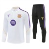 Barcelona Sweat de Treino 2026-27 Quarter-Zip Branca Barcelona Sweat de Treino 2026-27 Quarter-Zip Branca