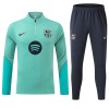 Barcelona Sweat de Treino 2026-27 Quarter-Zip Verde