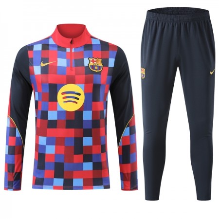 Barcelona Sweat de Treino 2026-27 Quarter-Zip Vermelha Barcelona Sweat de Treino 2026-27 Quarter-Zip Vermelha
