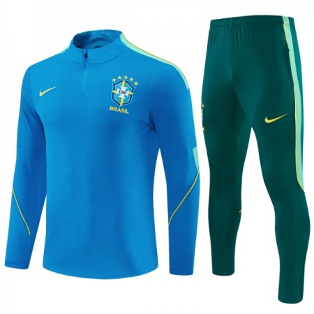 Brasil Sweat de Treino 2026-27 Quarter-Zip Azul