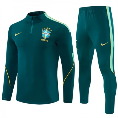 Brasil Sweat de Treino 2026-27 Quarter-Zip Verde