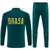 Brasil Sweat de Treino 2026-27 Quarter-Zip Verde