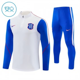Chelsea Criança Sweat de Treino 2026-27 Quarter-Zip Branca