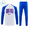 Chelsea Criança Sweat de Treino 2026-27 Quarter-Zip Branca