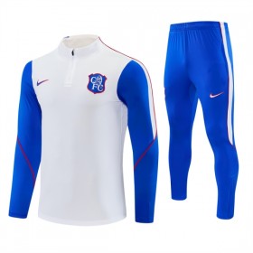 Chelsea Sweat de Treino 2026-27 Quarter-Zip Branca